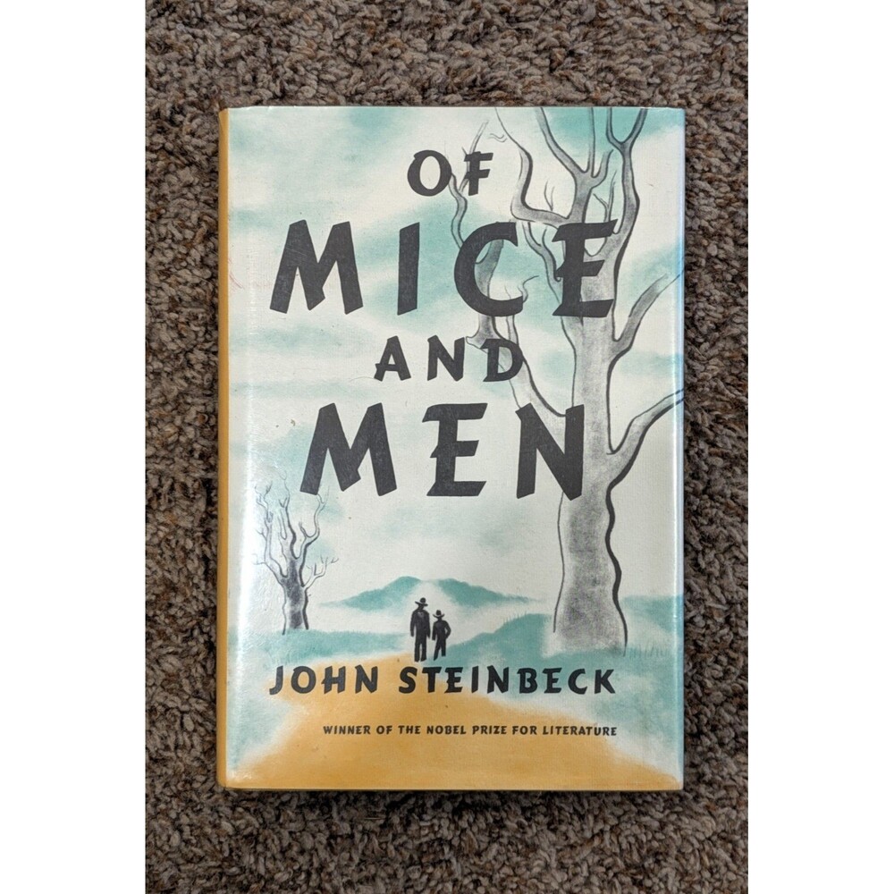 Of Mice and Men by John Steinbeck Hardcover Dust Jacket 1972 10th Print Printing